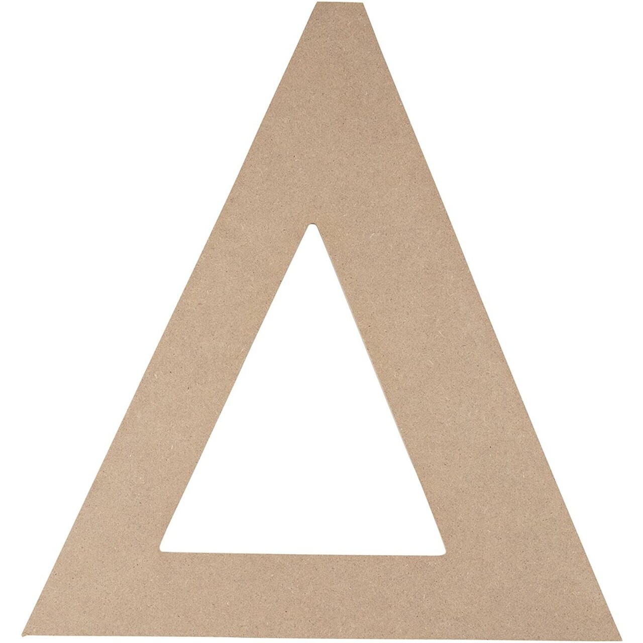 Juvale Unfinished Wooden Letters, Greek Letter Delta (11 x 11.5 in.)